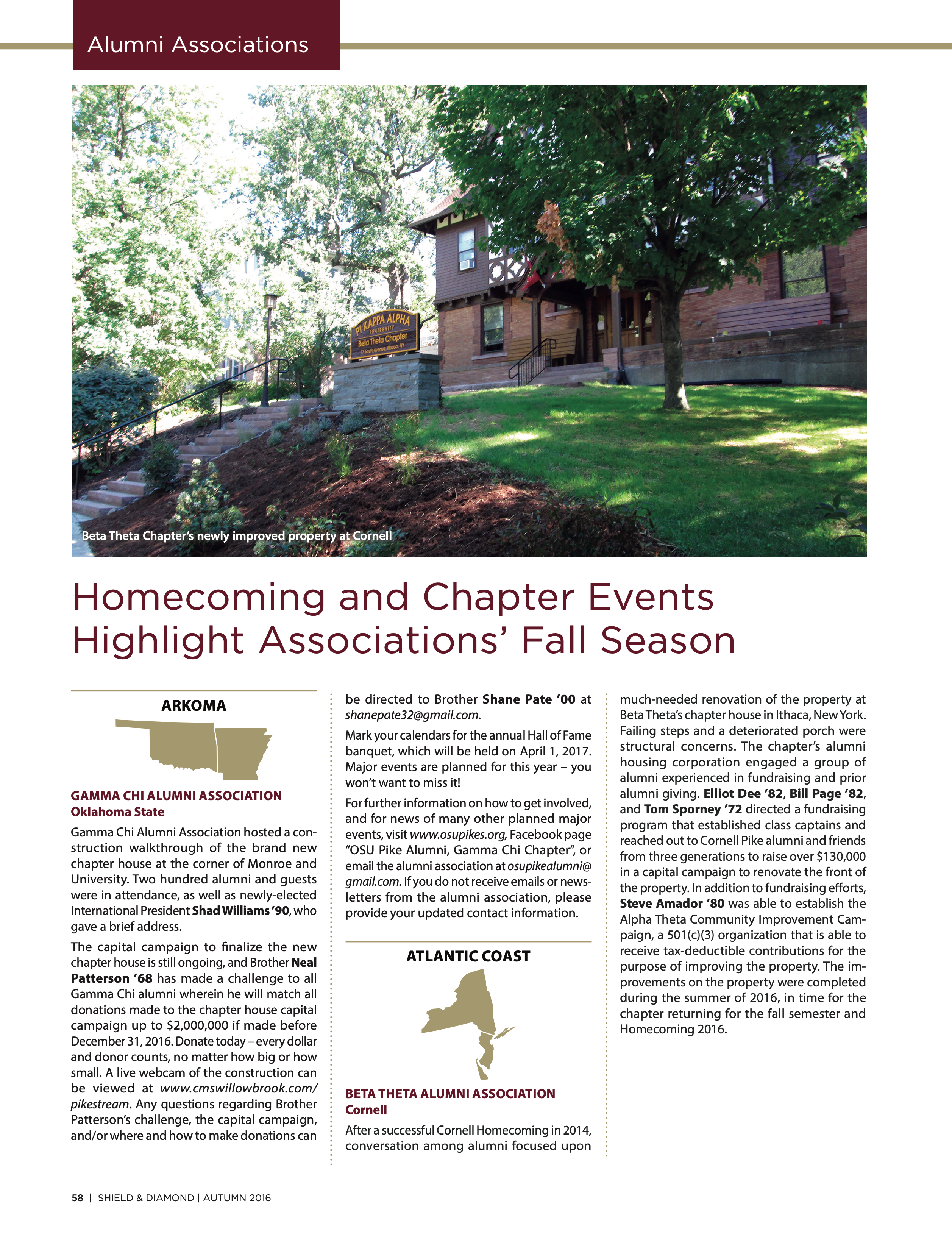 Alumni Associations, Winter 2016